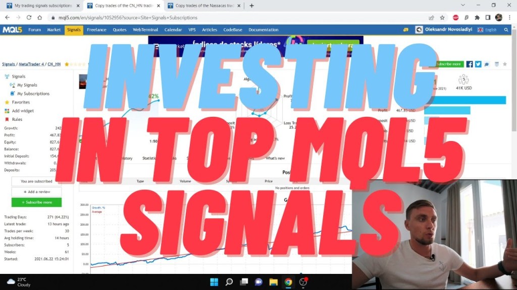 Investing in the best Forex MQL5 signal providers. My Top MQL5 signals rating. Personal&nbsp;experience