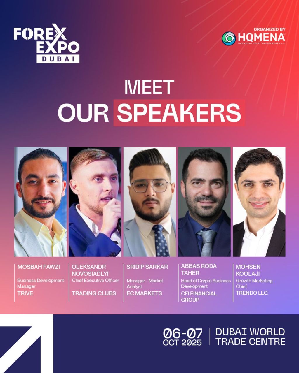 Oleksandr Novosiadlyi at Forex Expo Dubai&nbsp;2025